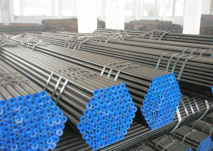 welded steel pipes assortment