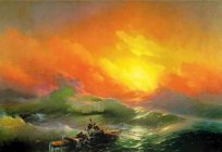 What is depicted in the paintings of artists-marine painters? Famous painters who worked in this genre