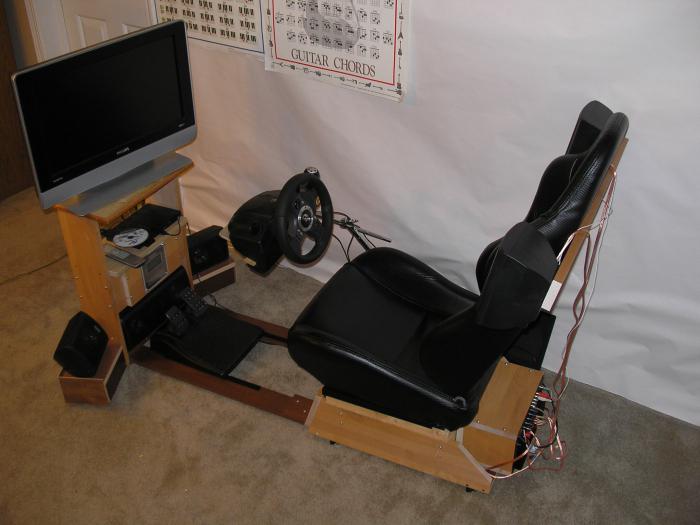 gaming chair with their hands