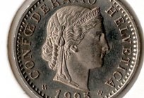के सिक्के स्विट्जरलैंड: विवरण और संक्षिप्त इतिहास