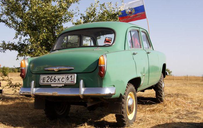Moskvich 410 specifications