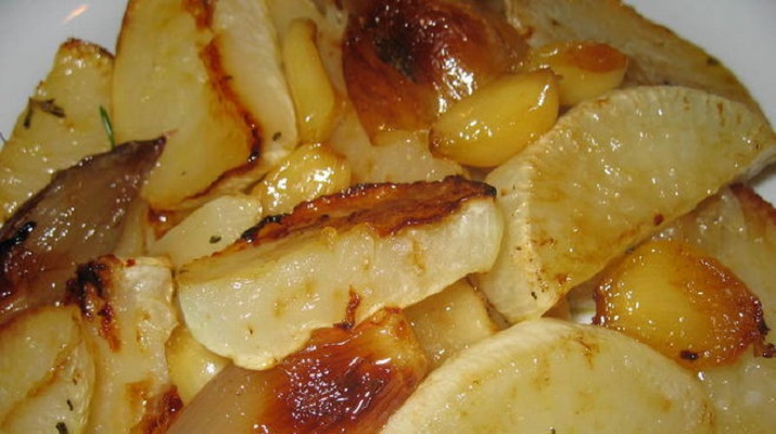 roasted turnips