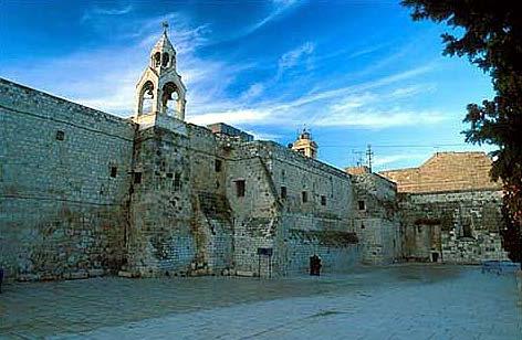 der Tempel der Geburtskirche Bethlehem Foto