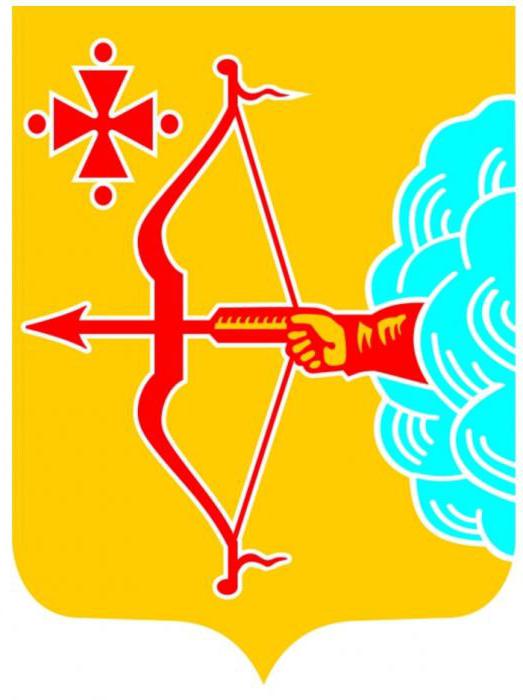 герб кіраўскай вобласці апісанне