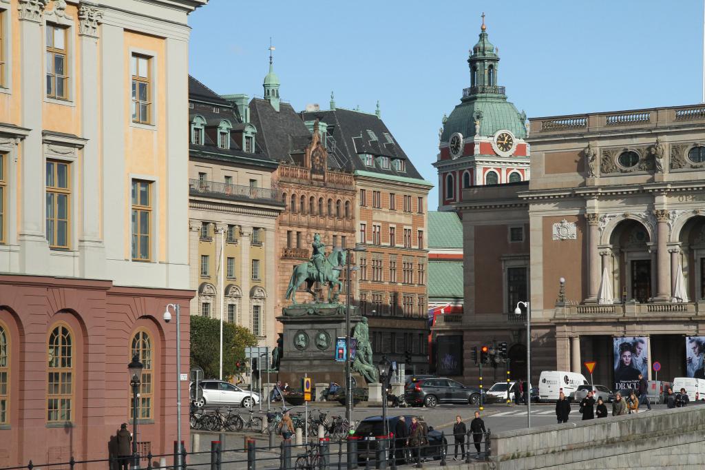 Blick auf Stockholm