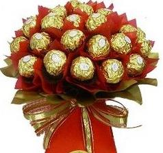 ein Bouquet von Süßigkeiten mit Ihren Händen Meisterklasse
