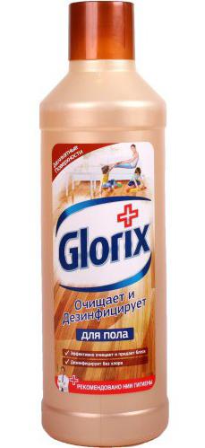 limpiador глорикс para el piso de los clientes