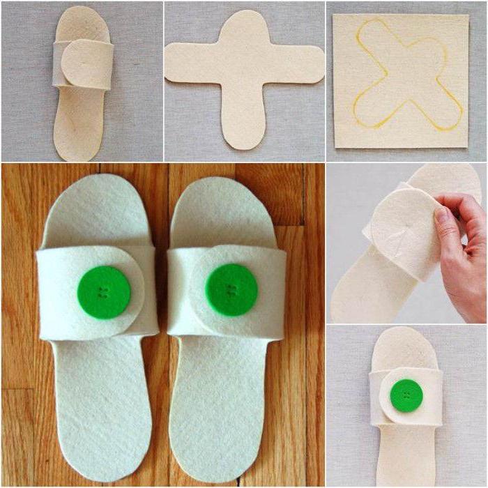 how to sew Slippers pattern