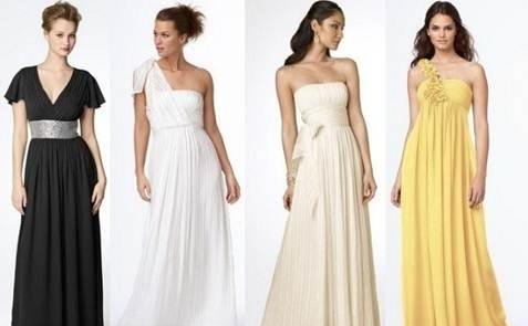 Long dresses in the Greek style