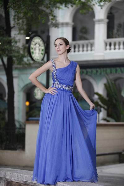 Kleid im griechischen Stil-Foto