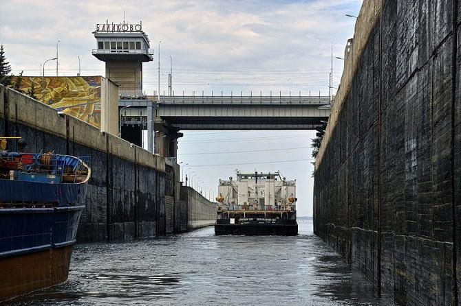 Hidroelektrik Volga nehri üzerinde