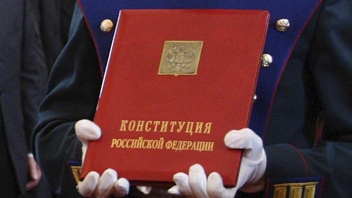 descripción de la constitución de la federación de rusia