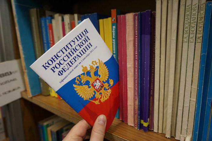la esencia de la constitución de la federación de rusia