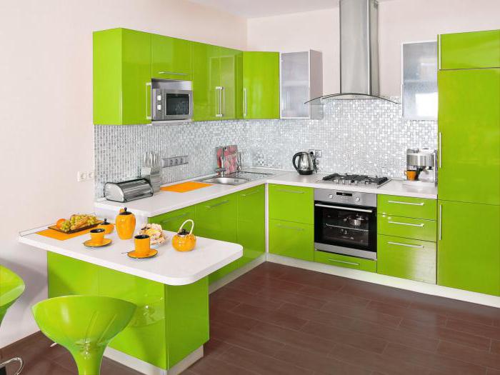 Kitchen colour lime