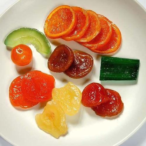 frutas cristalizadas o que é