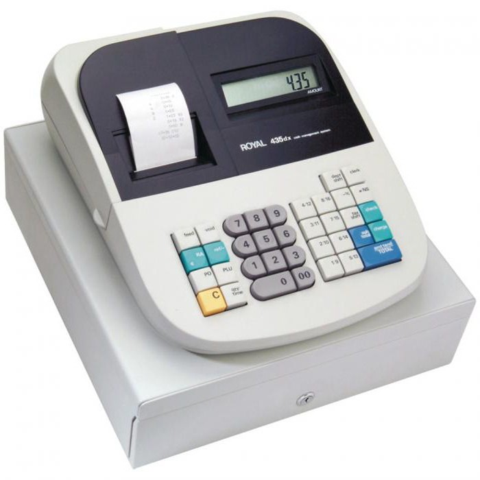 rules of operation of cash register machines