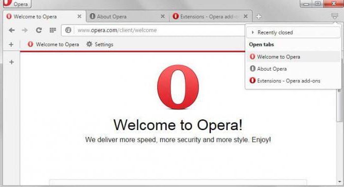 Otomatik sayfa Opera