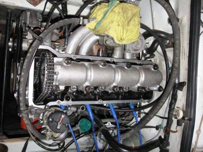 o Motor VAZ 21213 carburador