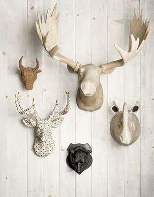 deer head with antlers