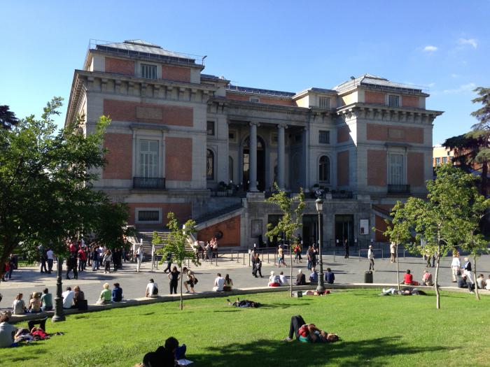 the Prado Museum in Madrid painting
