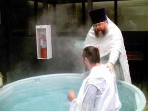 o Batismo de um adulto que precisa