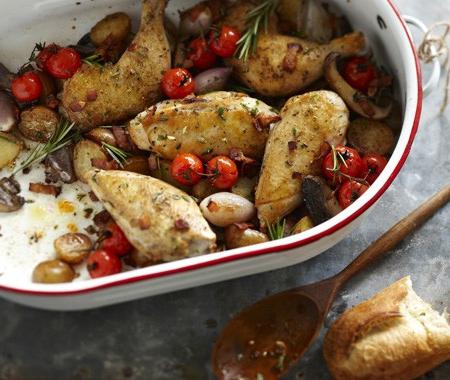 przepis na grillowane ziemniaki z kurczakiem