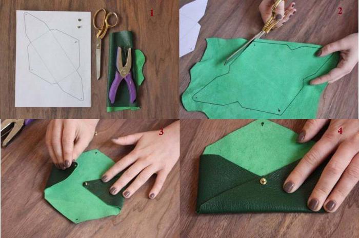 como fazer uma bolsa de couro