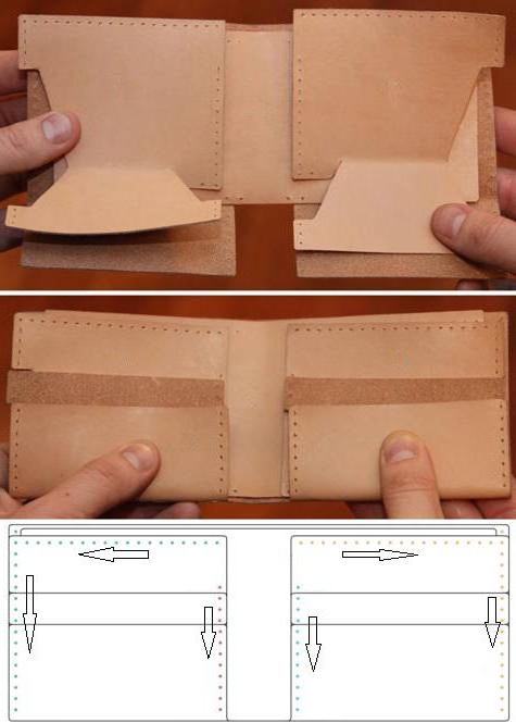 how to make a purse out of leather with their hands