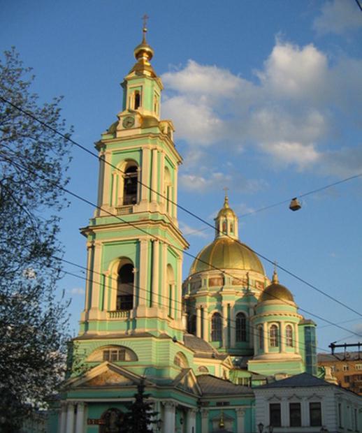 的顿悟Yelokhovo大教堂在莫斯科