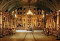Epiphany Елоховский Kathedrale in Moskau. Ikonen in der Kathedrale