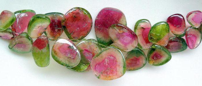 Wassermelone Turmalin Stein-Eigenschaft