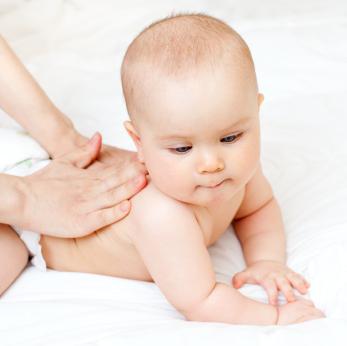massagem do bebé