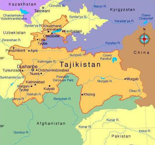die Bevölkerung von Tadschikistan