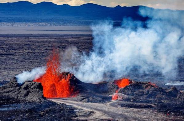 el nombre del volcán islandés