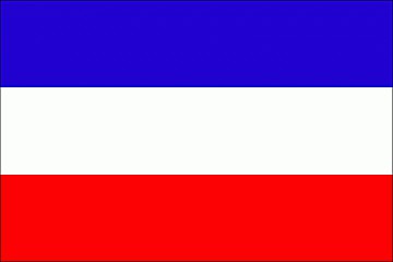 Flagge von Serbien und Montenegro