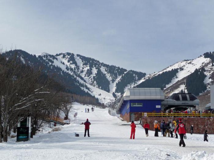 滑雪胜地阿拉木图