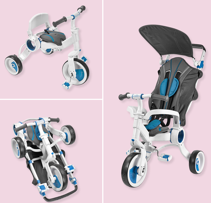 üç tekerlekli bisiklet bebek arabası