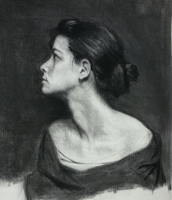 academic drawing portrait