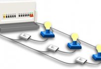 Los interruptores: esquema de conexión de 2 plazas en dos lámparas