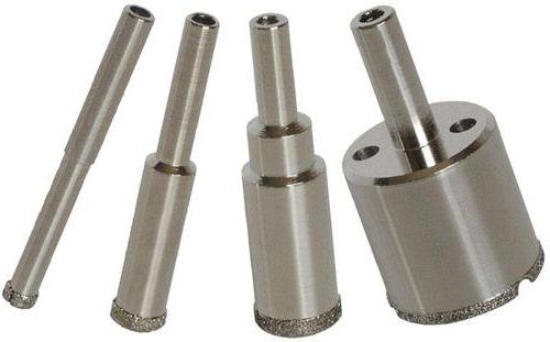 Drill bits for glass and ceramic tile