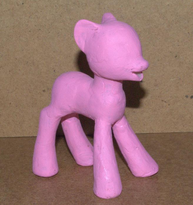 a Pony from clay