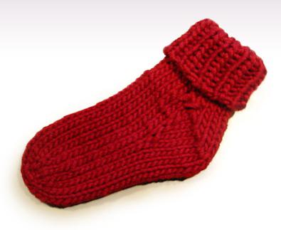 baby socks knitting schemes