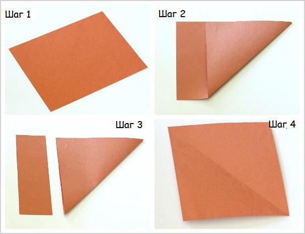 Origami aus Papier für Mama
