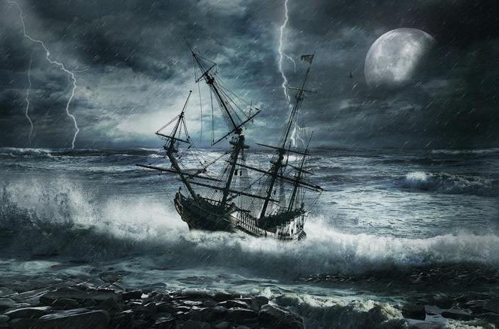 what is the dream of a storm at sea