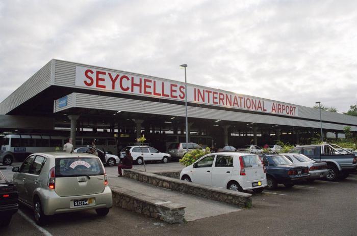 die Hauptstadt der Seychellen Flughafen