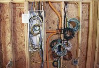 Electrics in wooden house: entry, wiring, security requirements