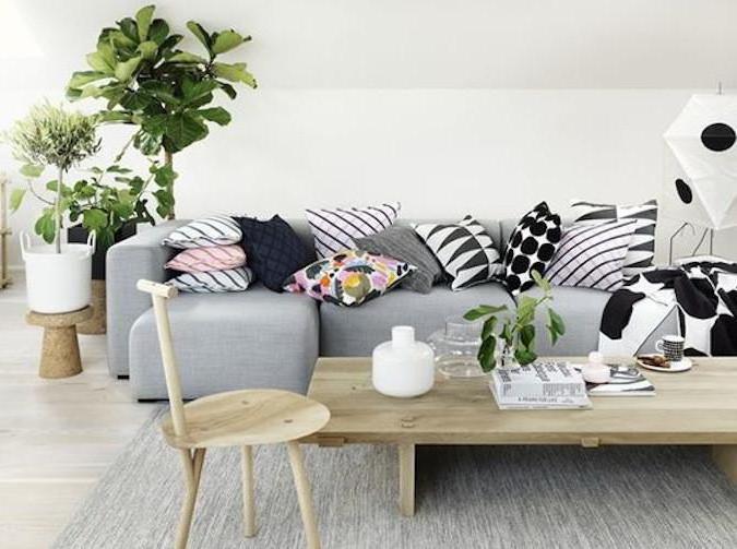 modern Scandinavian minimalist interior