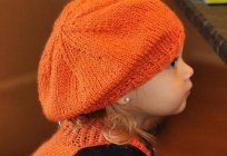 Beret for girls knitting with a description. How to knit beret for girls knitting