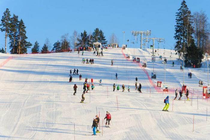 la estación de esquí de nieve
