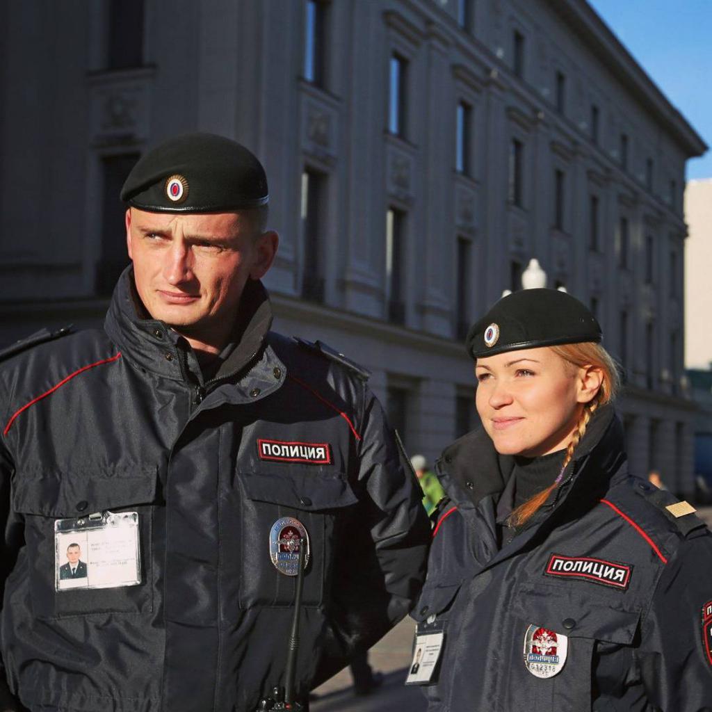 la policía en rusia